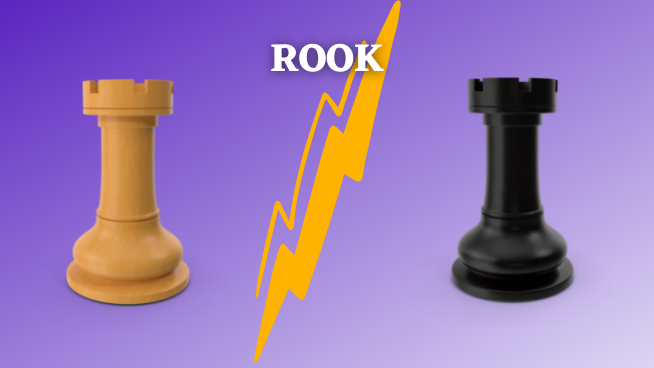 White Rook Black Rook in Chess