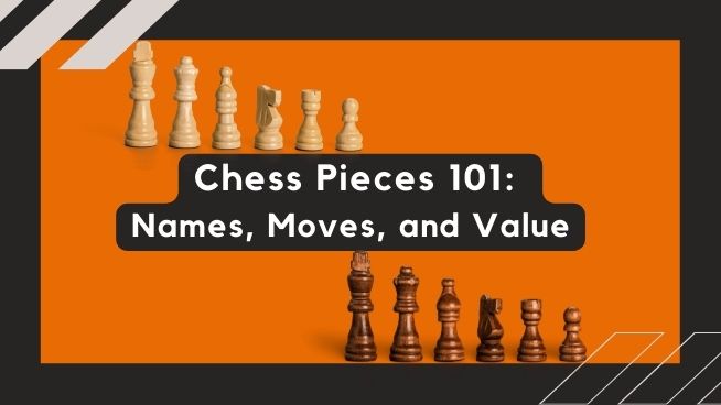 Chess Pieces 101 Names Moves and Value by The School of Rook
